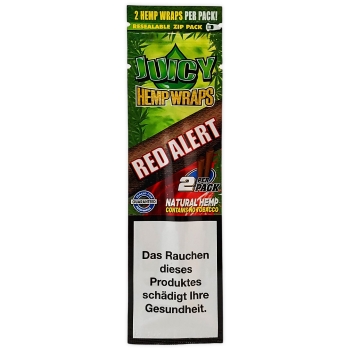 Juicy Hanf Blunts Red Alert 2er Pack Erdbeere Aroma 1